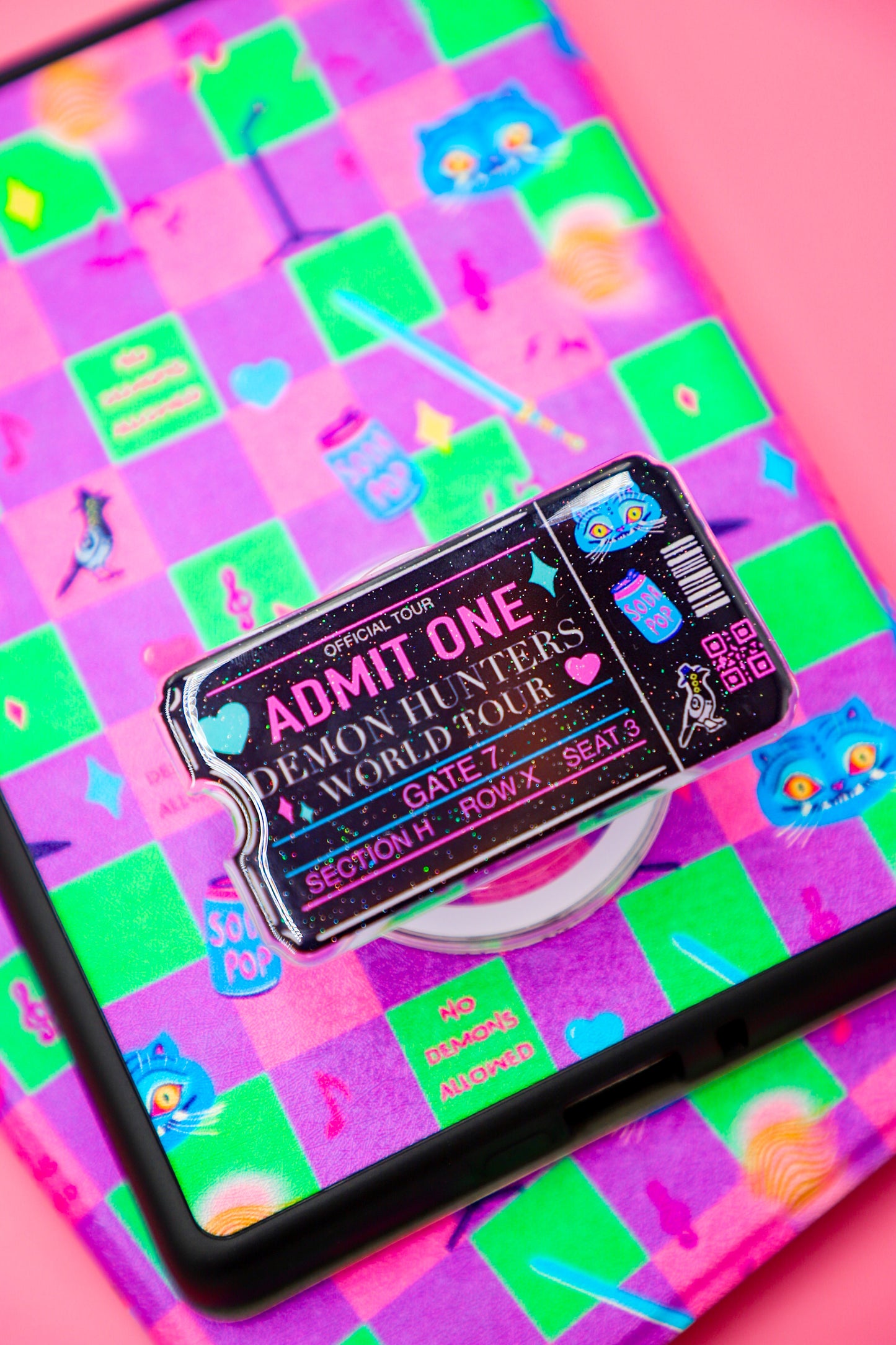 Demon Hunters World Tour Glitter MagSafe Phone Grip