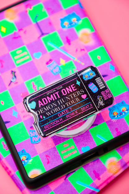 Demon Hunters World Tour Glitter MagSafe Phone Grip