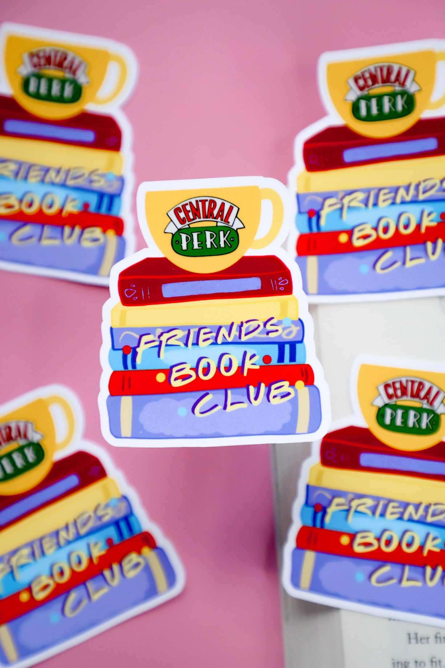 Friends Book Club Sticker