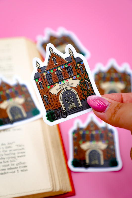 Hawkins Public Library Sticker