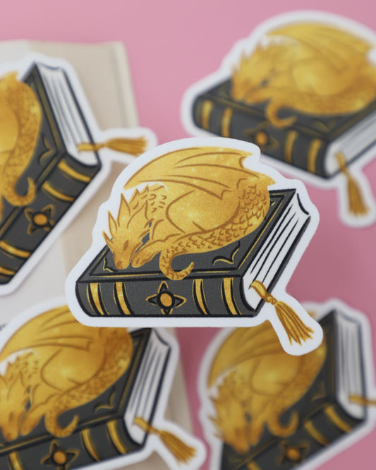 Sleeping Dragon Sticker