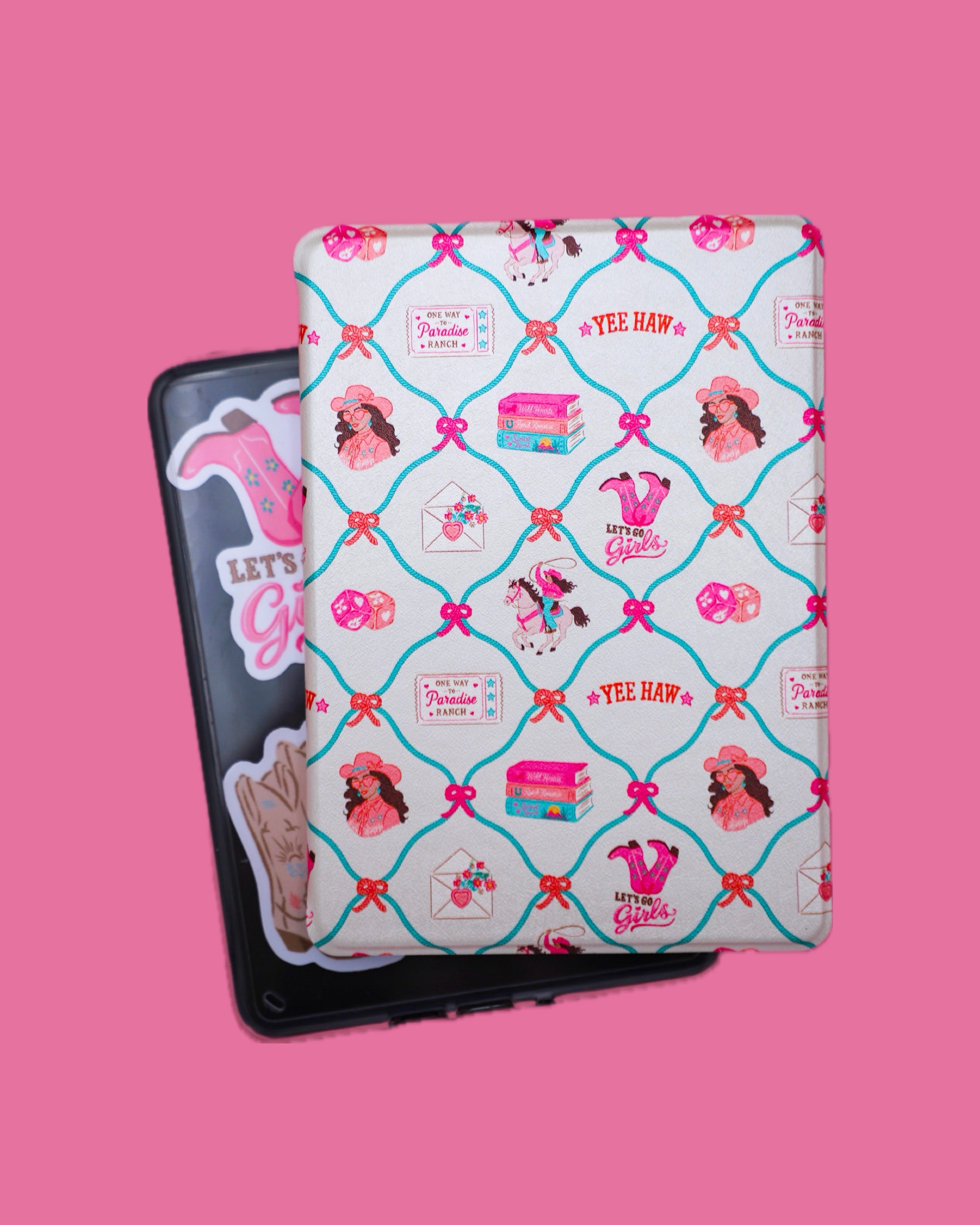 Let's Go Girls Clear Back Kindle Case