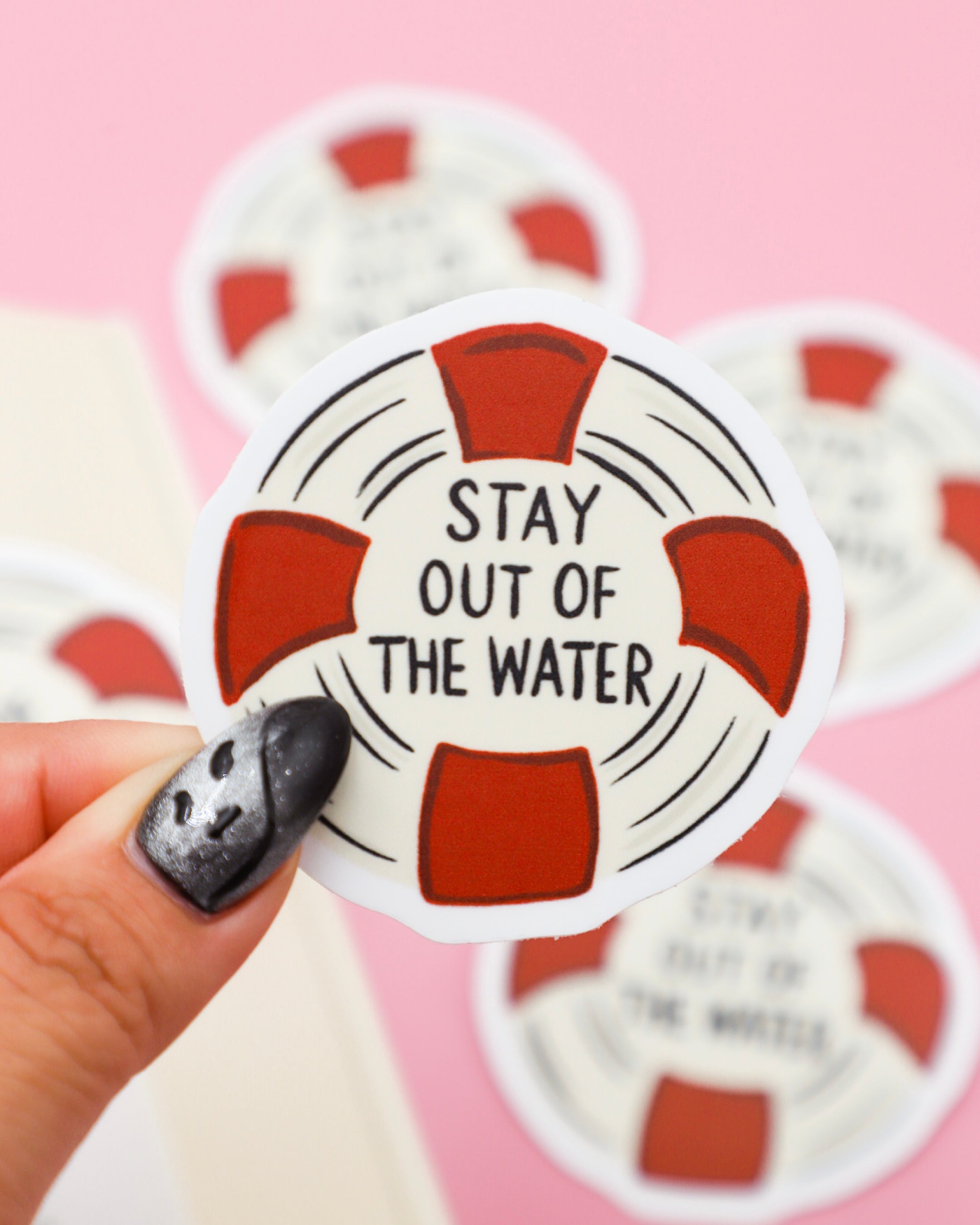 Stay Out of the Water Sticker