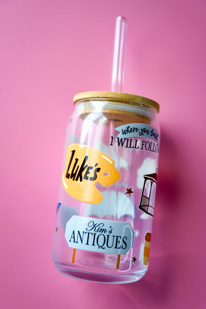 Gilmore Girls Glass Can Cup