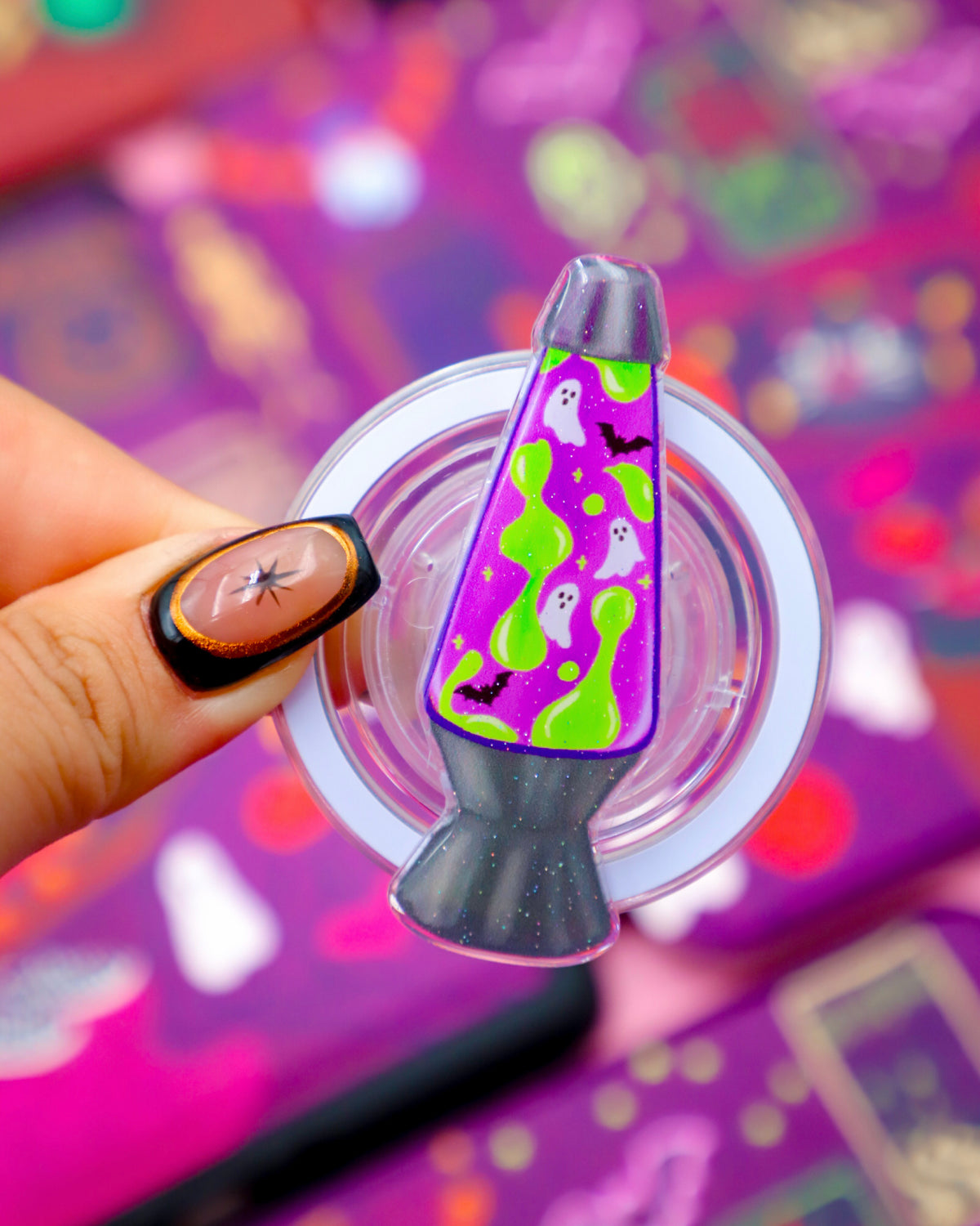 Spooky Lava Lamp MagSafe Phone Grip
