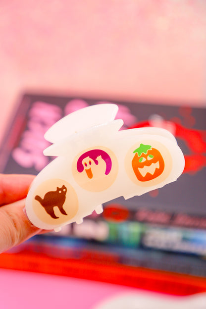 Halloween Cookies Glow In The Dark Hair Claw