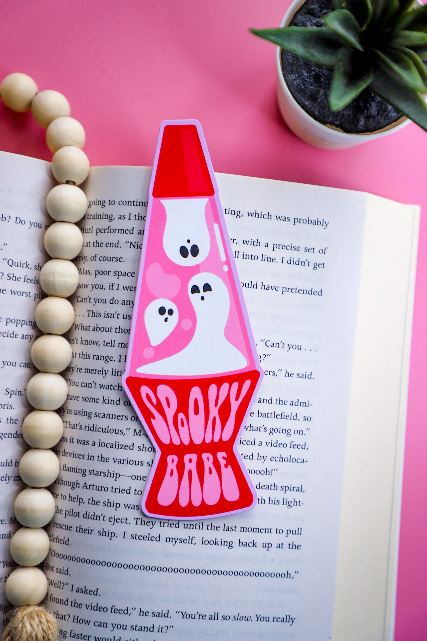 Lava Lamp Spooky Babe Bookmark