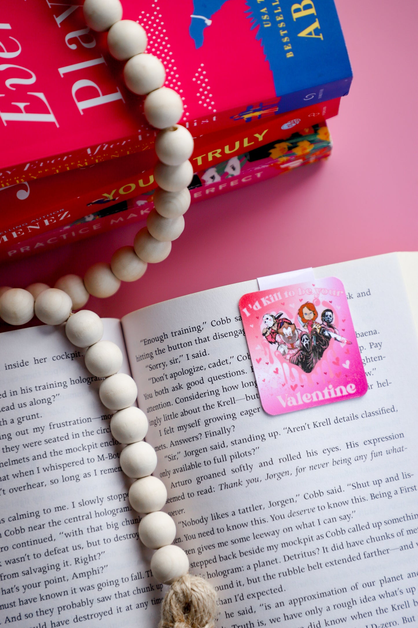 I’d Kill To Be Your Valentine Magnetic Bookmark