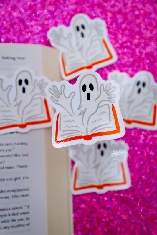Haunted Reads Sticker