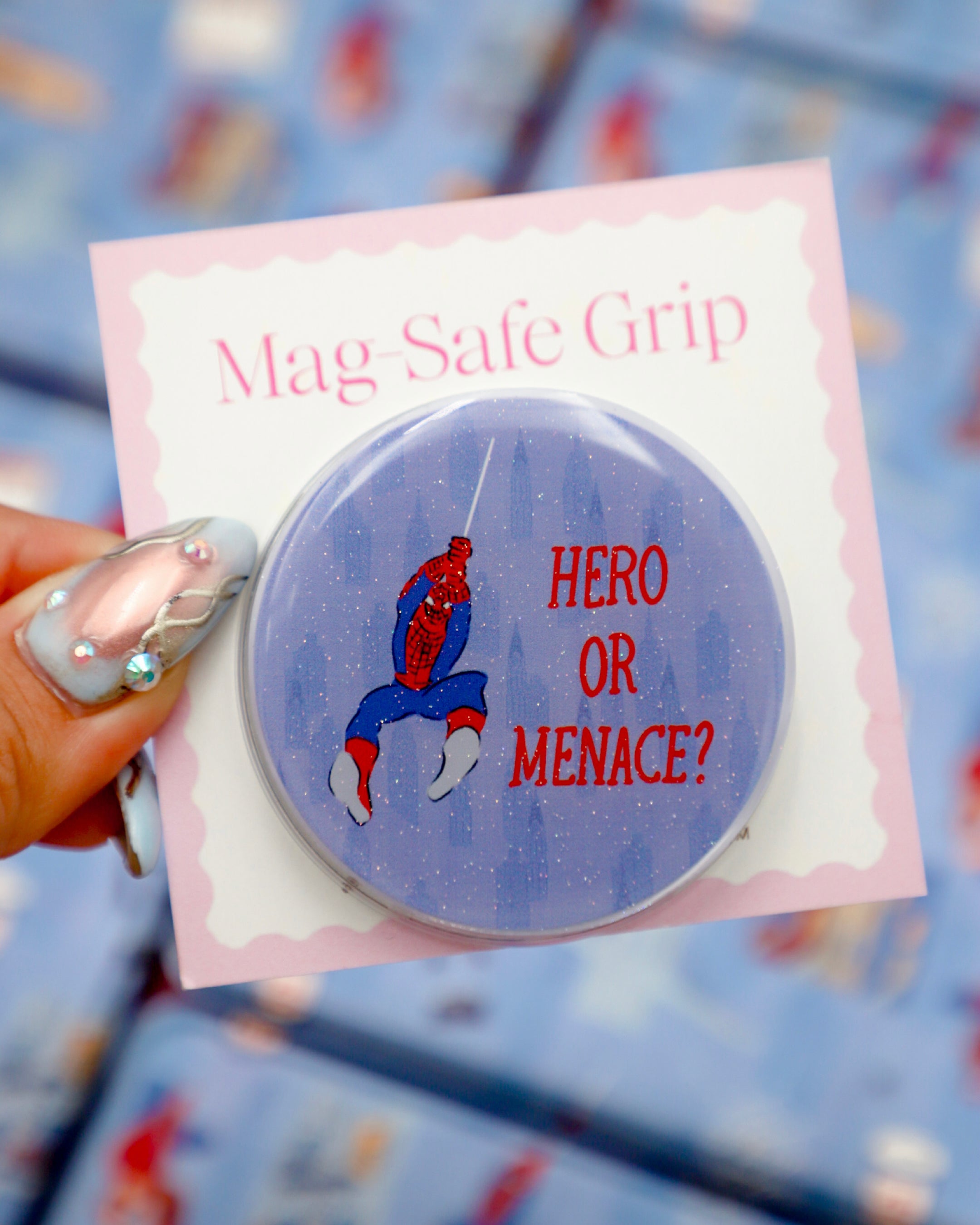 Hero or Menace MagSafe Phone Grip