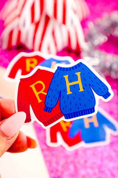 Happy Christmas Sweaters Sticker