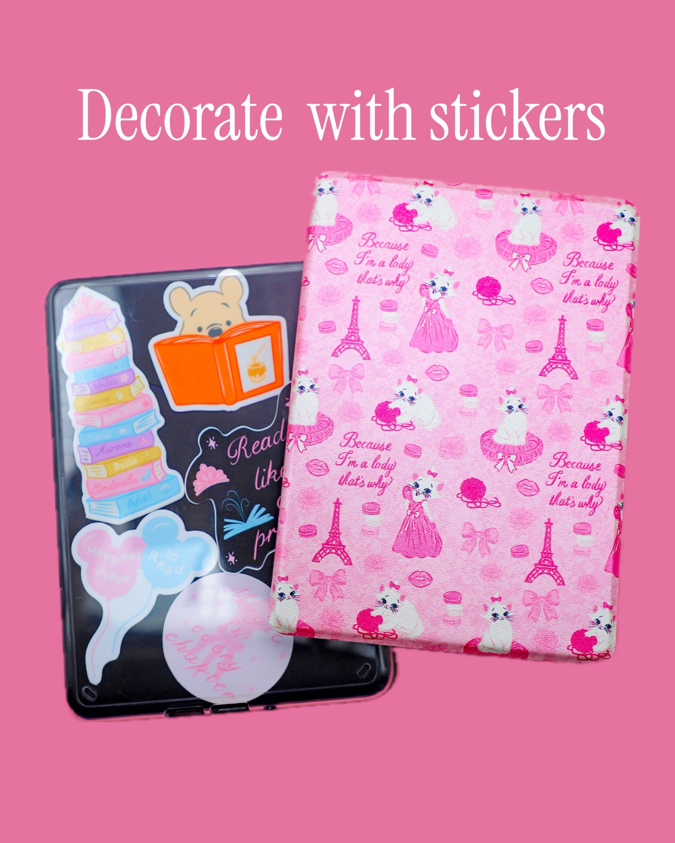 Because I'm A Lady That's Why Clear Back Kindle Case