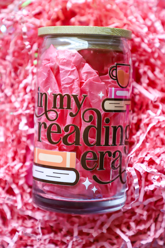 In My Reading Era Glass Can Cup