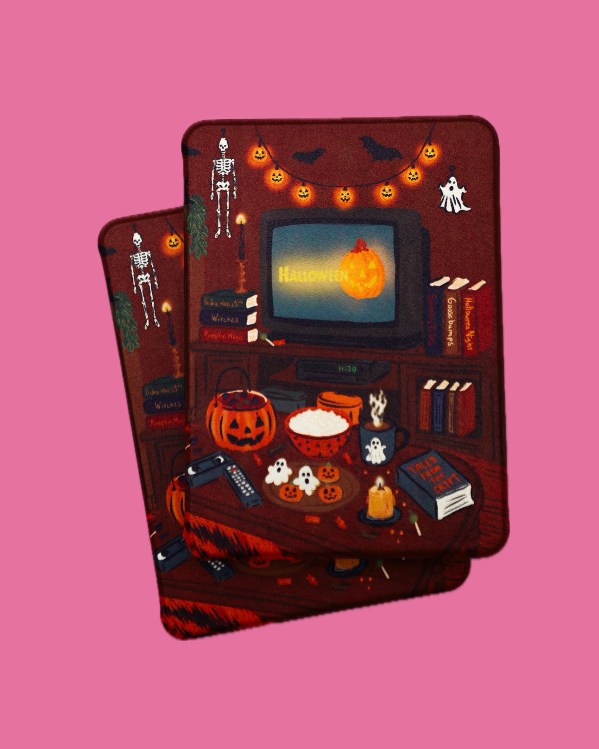 90s Halloween Living Room Kindle Case