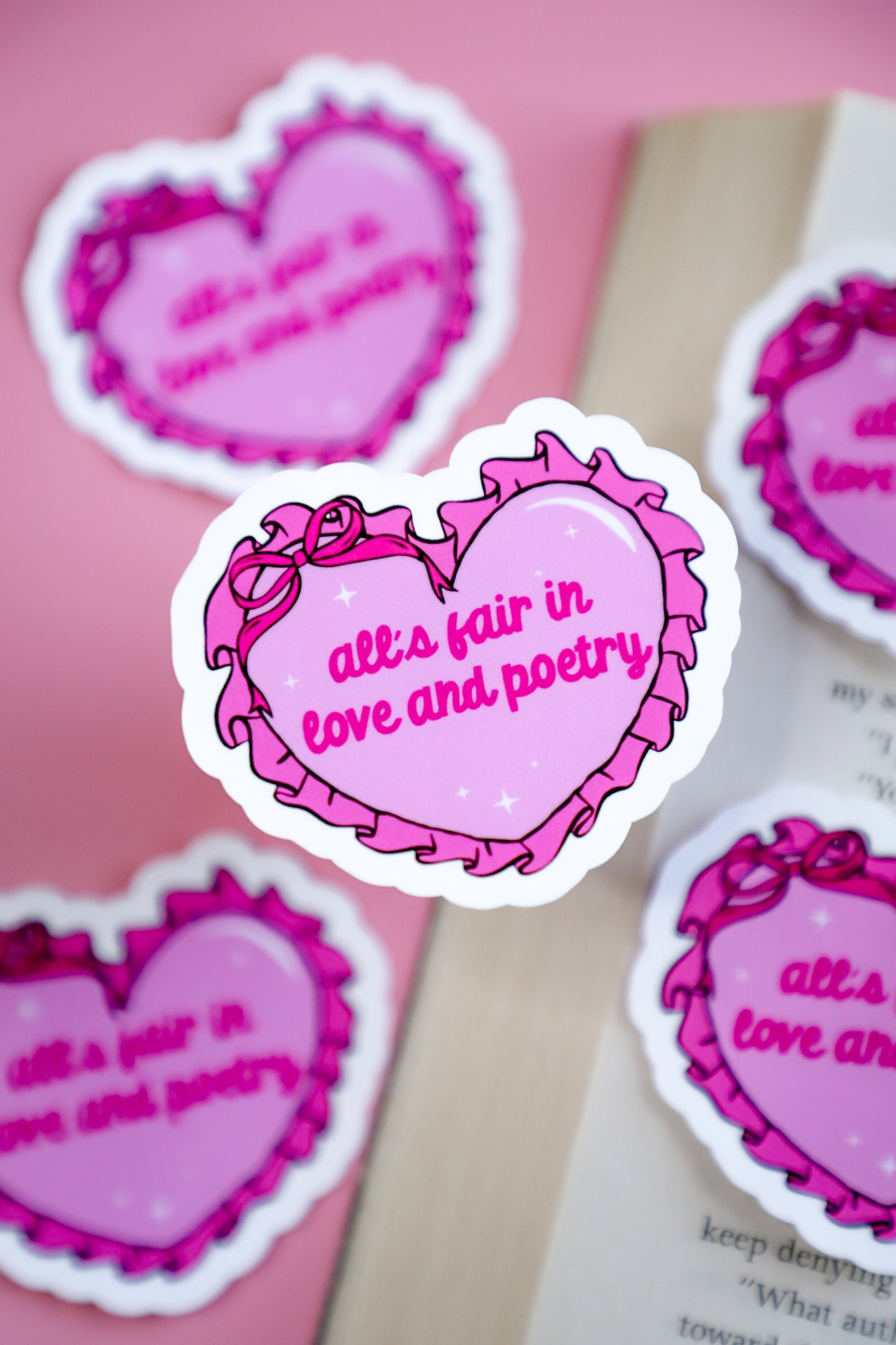 All's Fair In Love and Poetry Sticker
