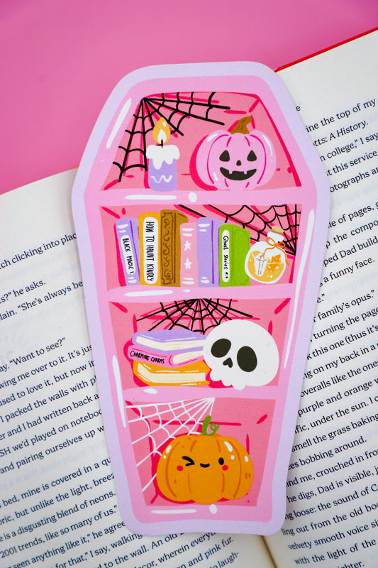 Coffin Bookshelf Bookmark