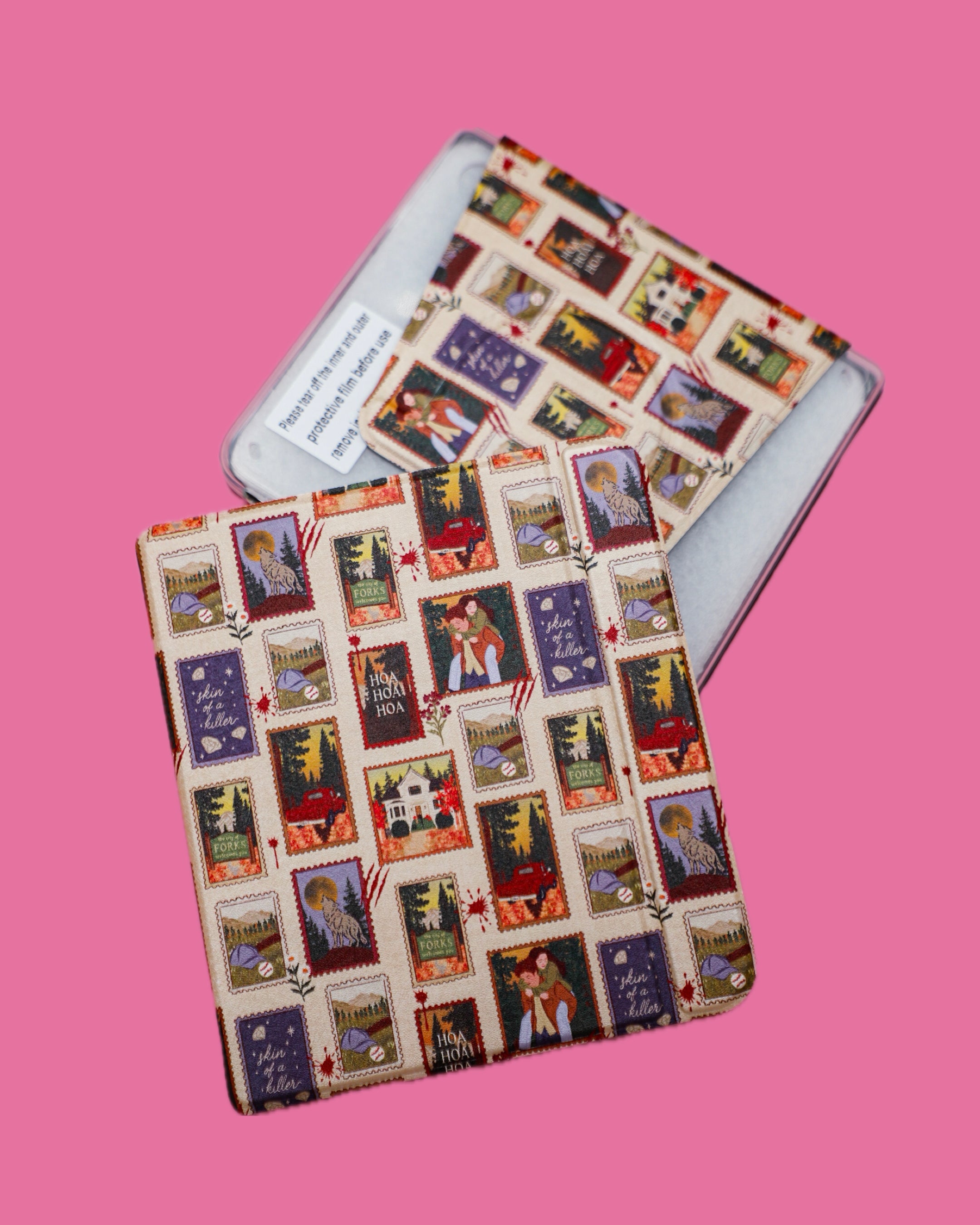 Hoa Hoa Hoa Season Stamps Kobo Libra Detachable Case