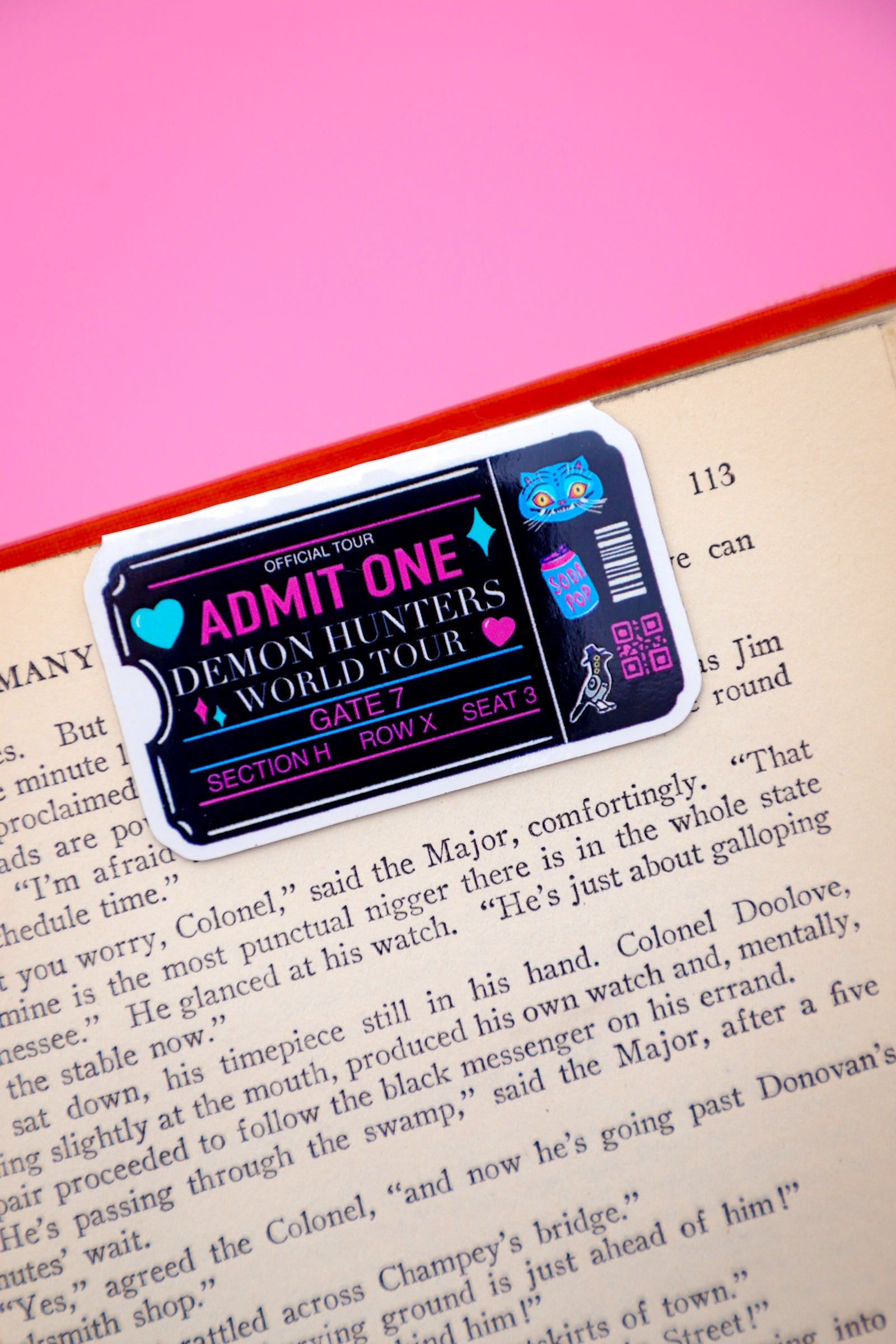 Demon Hunters World Tour Magnetic Bookmark