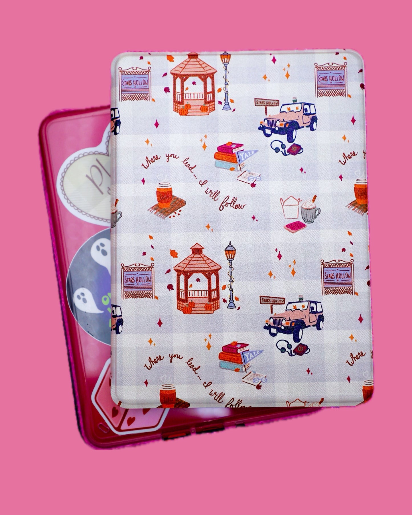 Where You Lead I Will Follow Clear Back Kindle Case