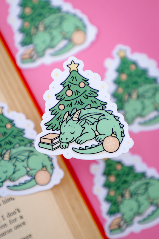 Cozy Dragon Sticker