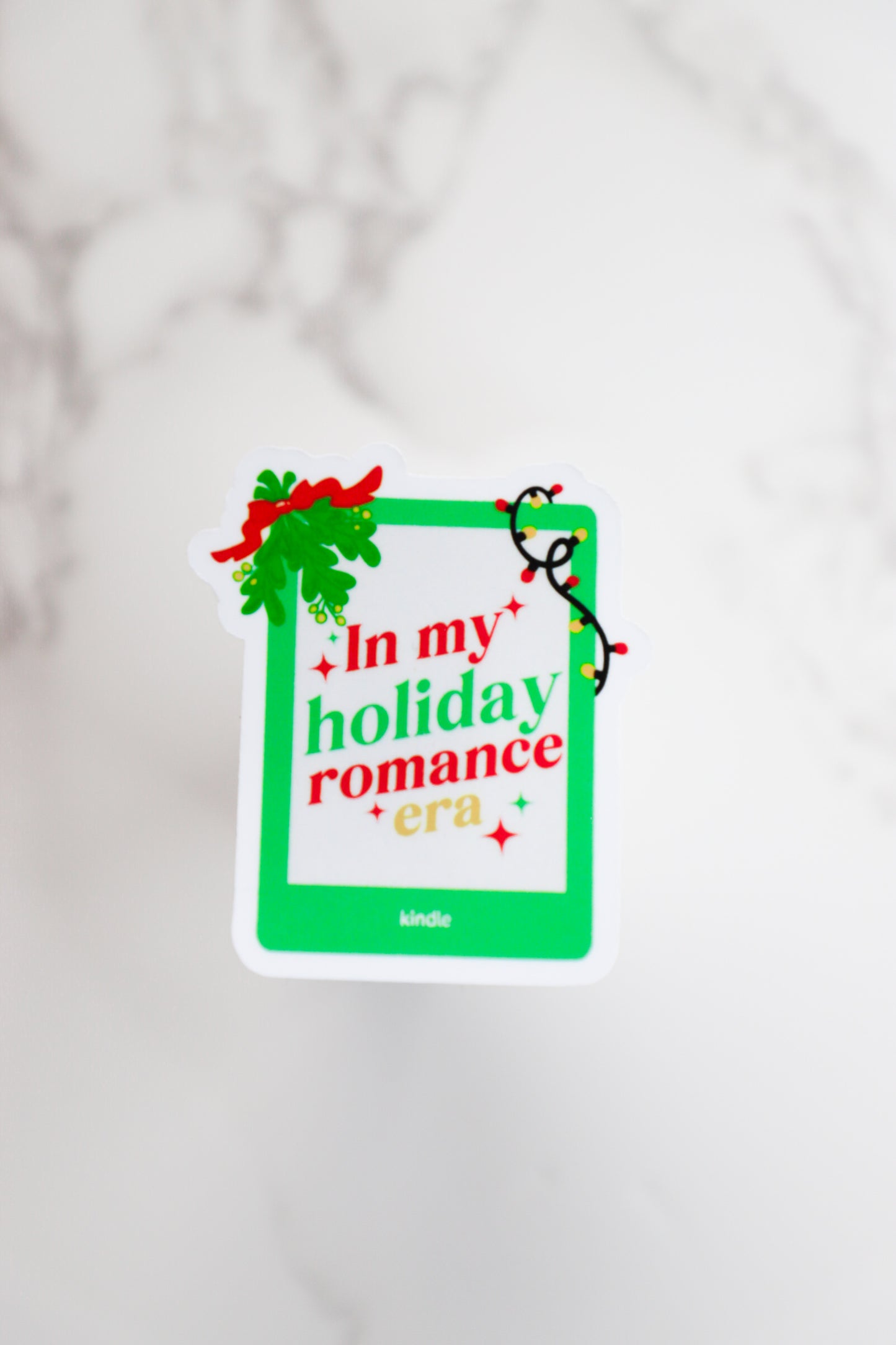 In My Holiday Romance Kindle Era Sticker