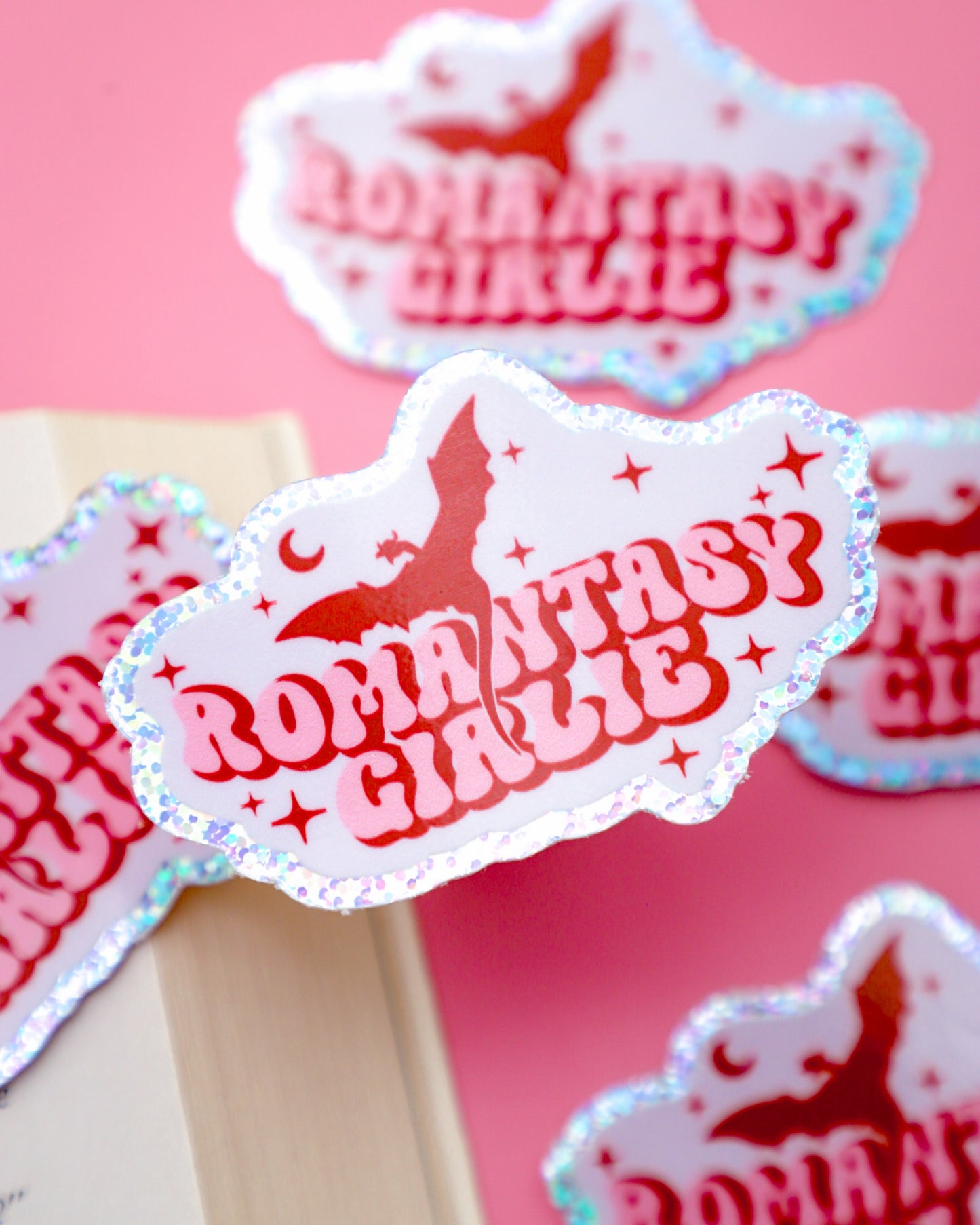 Romantasy Girlie Glitter Sticker