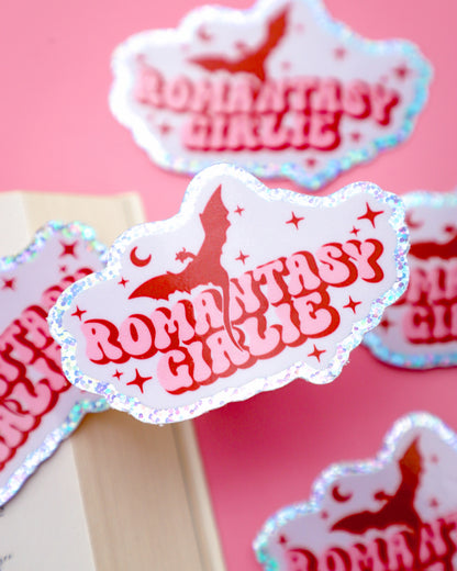 Romantasy Girlie Glitter Sticker