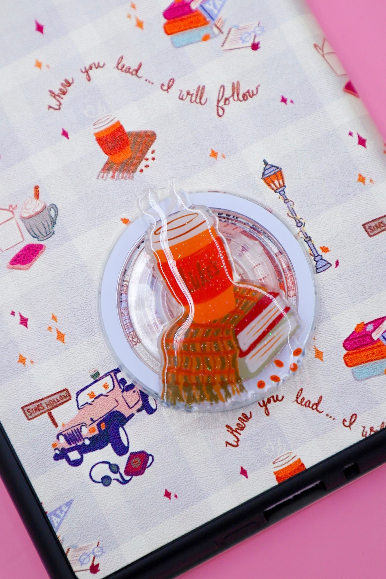 Coffee Coffee Coffee Glitter MagSafe Phone Grip