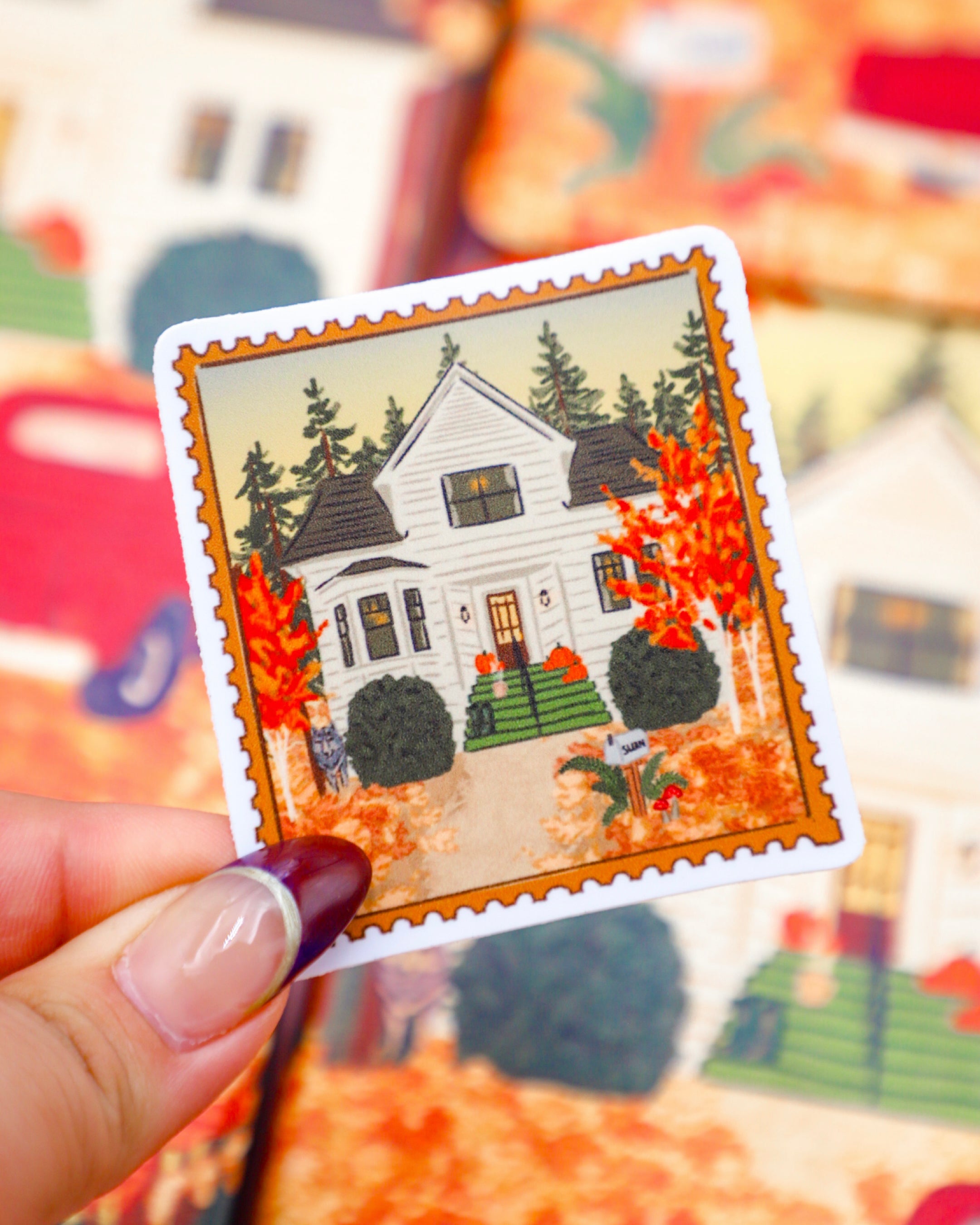 Bella's House Stamp Sticker