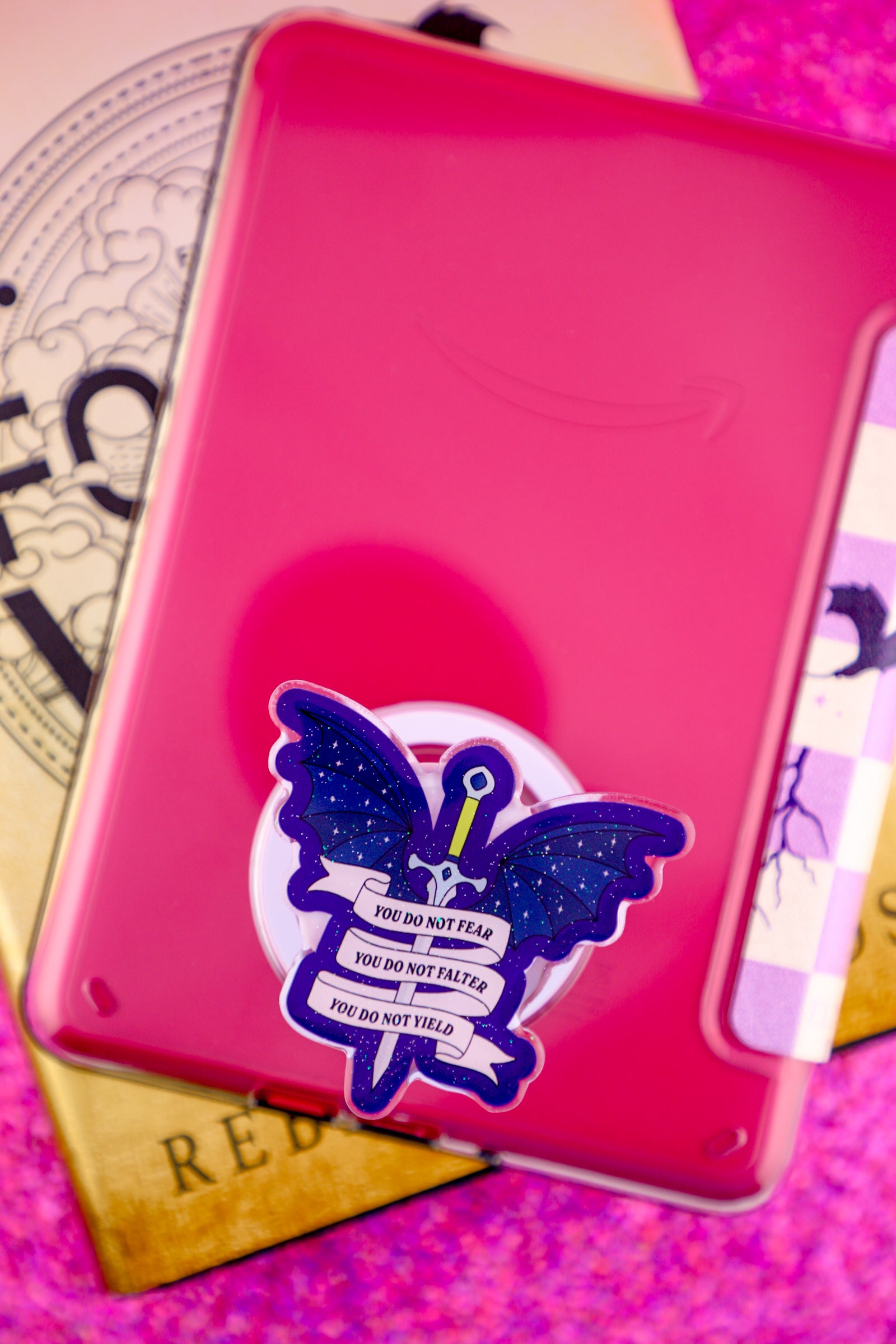 You Do Not Yield Glitter Adhesive Grip