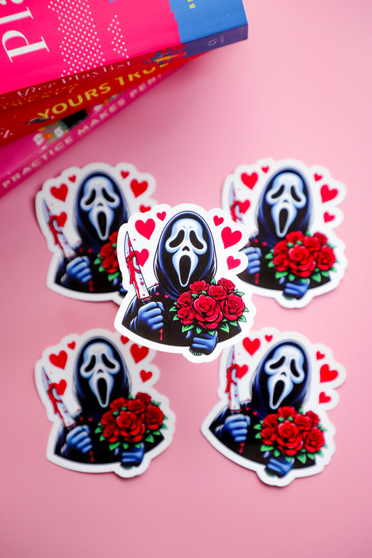 Romantic Ghost Face Sticker