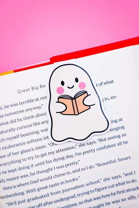 Ghost Magnetic Bookmark