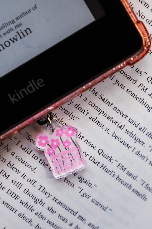 Emotional Support Kindle Charm