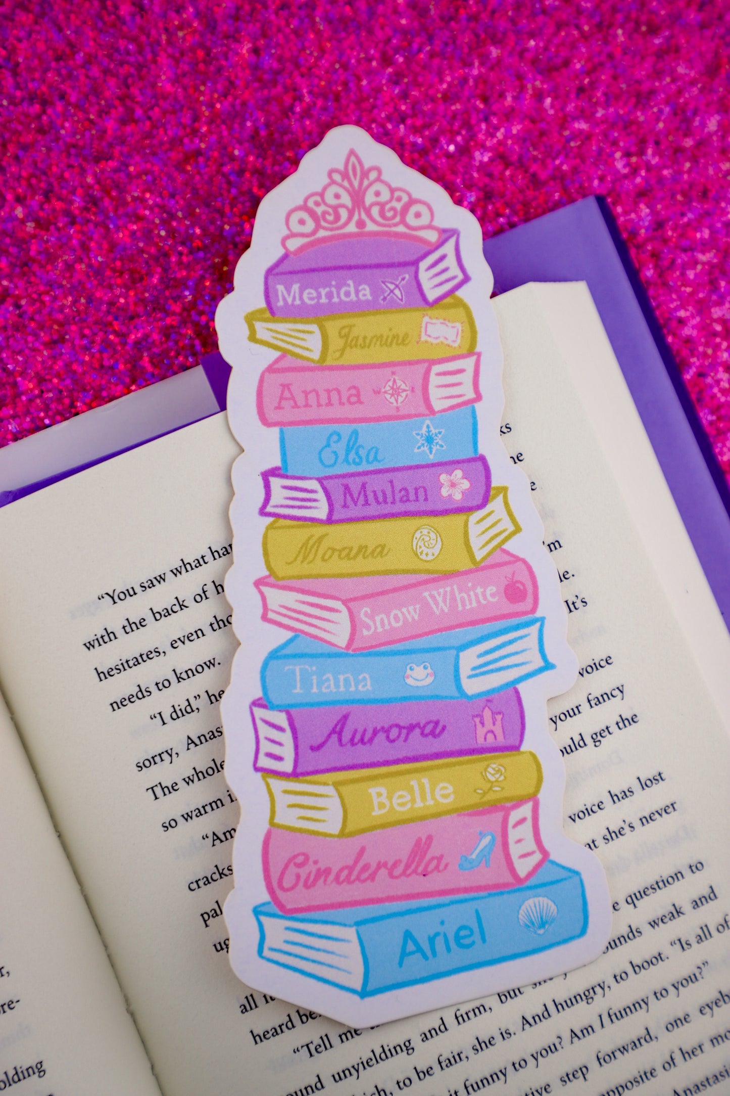 Princess Bookstack Bookmark