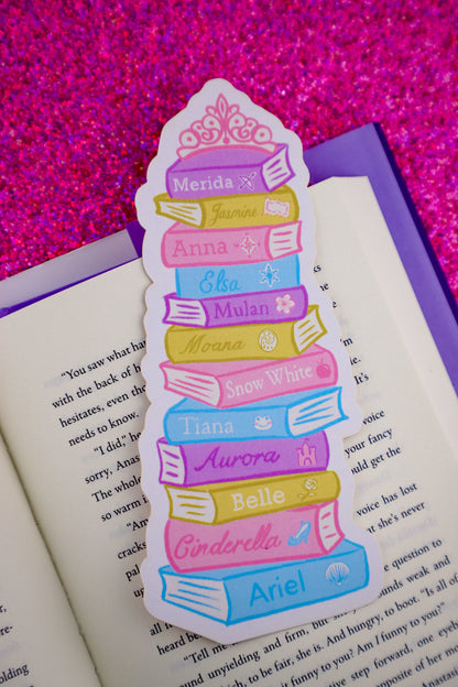 Princess Bookstack Bookmark