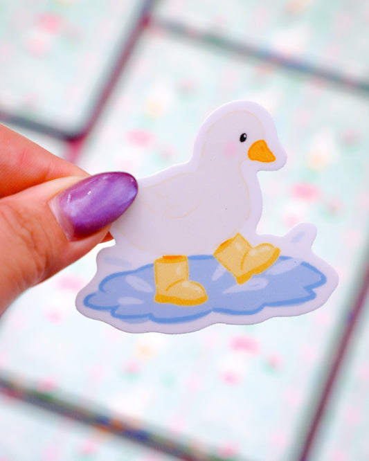 Goose in Boots Sticker