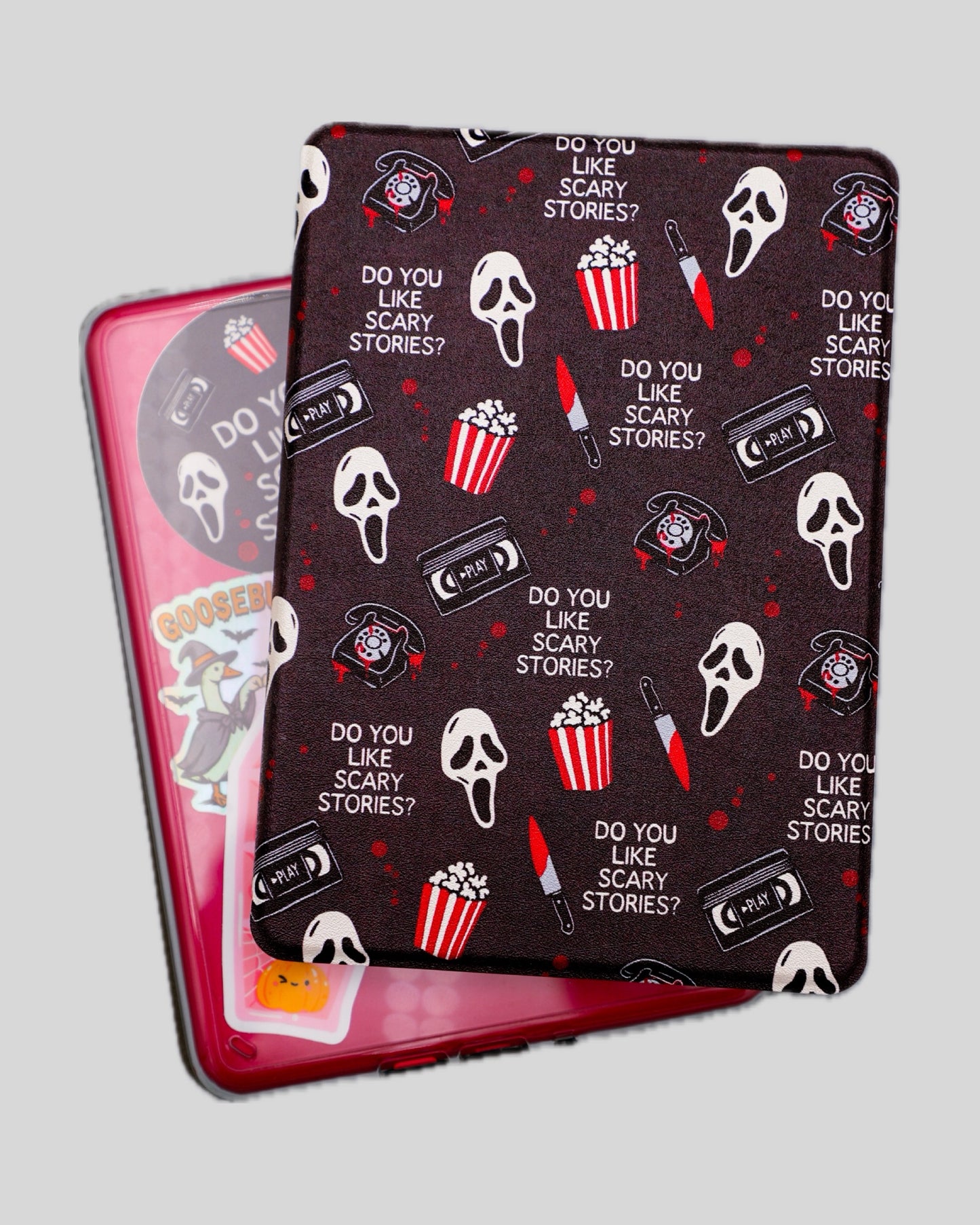 Do You Like Scary Stories Kindle Clear Back Case