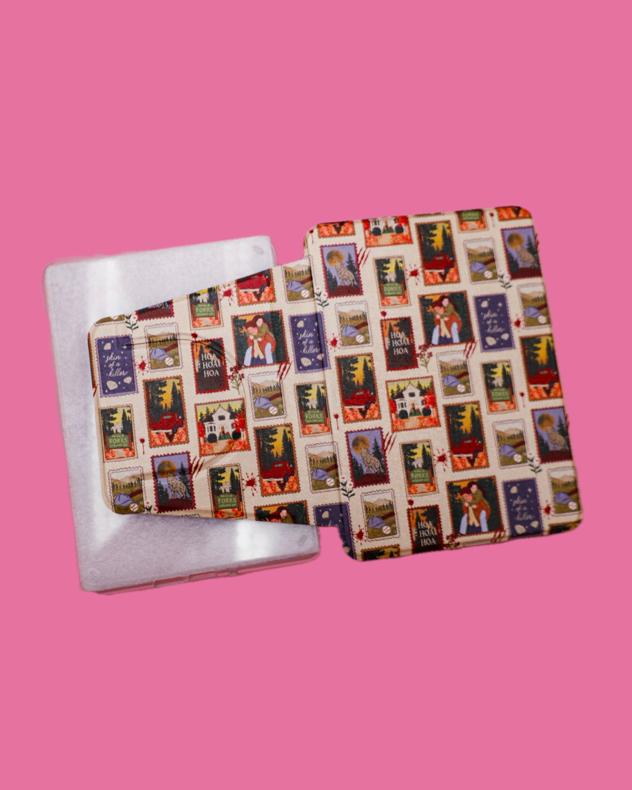 Hoa Hoa Hoa Season Stamps Detachable Cover Kindle Case