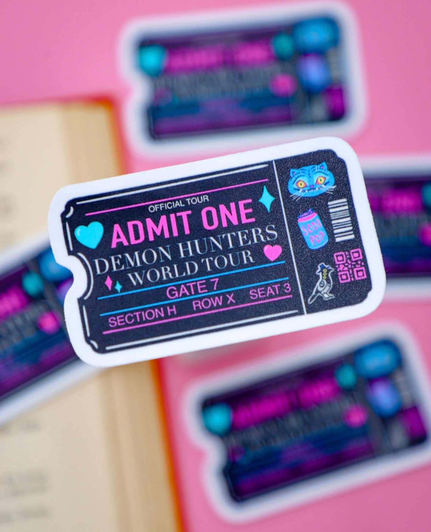 Demon Hunters World Tour Sticker