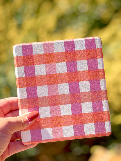 Plaid N' Plum Kindle Case