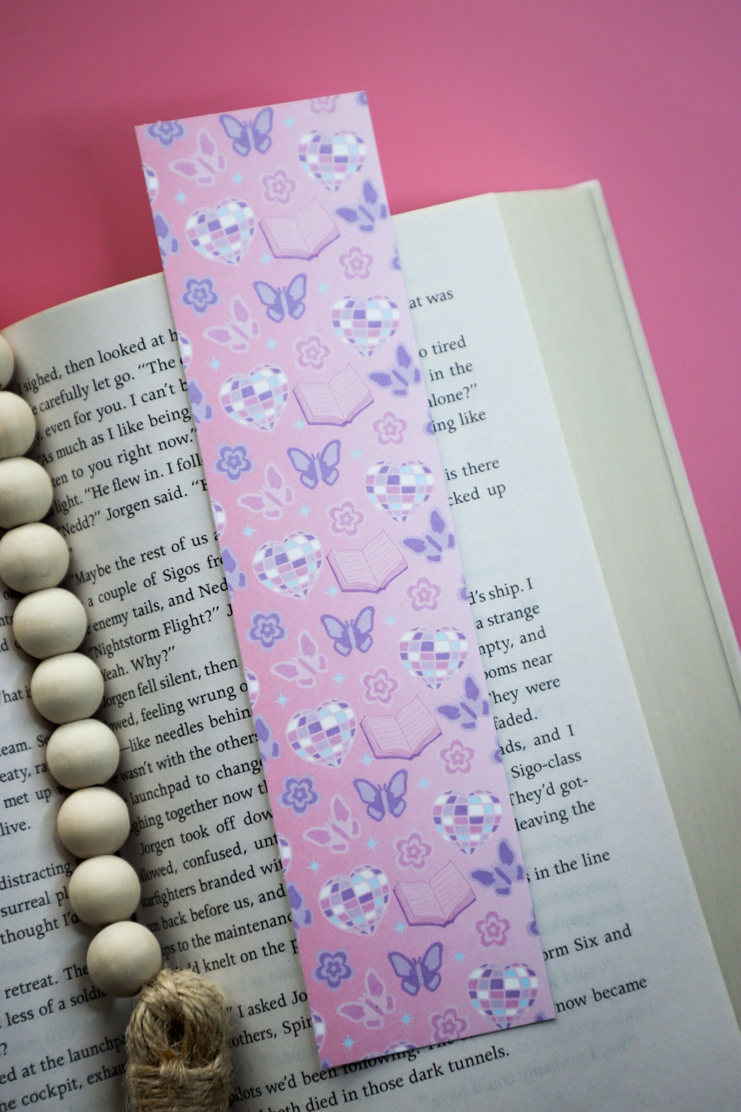 Butterfly Disco Bookmark