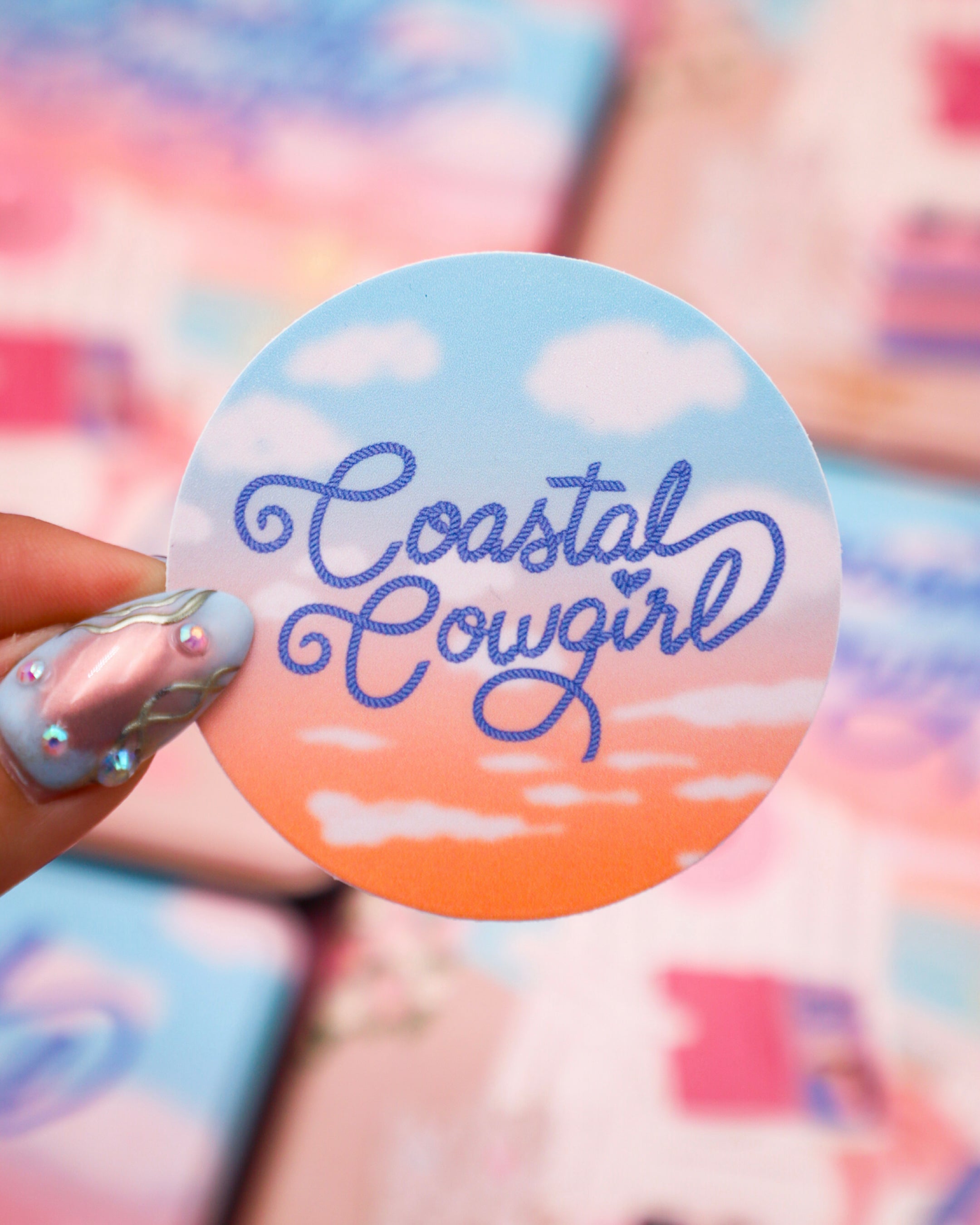 Coastal Cowgirls Sticker