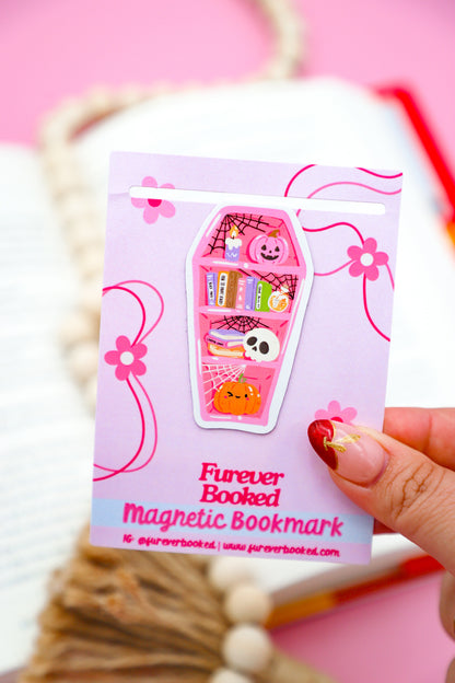 Coffin Bookshelf Magnetic Bookmark