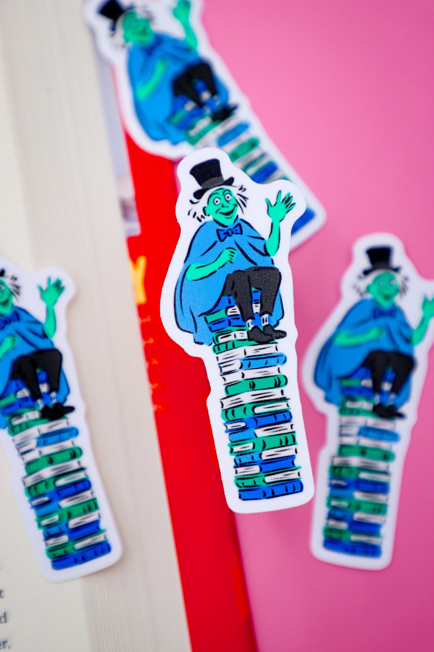 Happy Haunts Bookstack Sticker