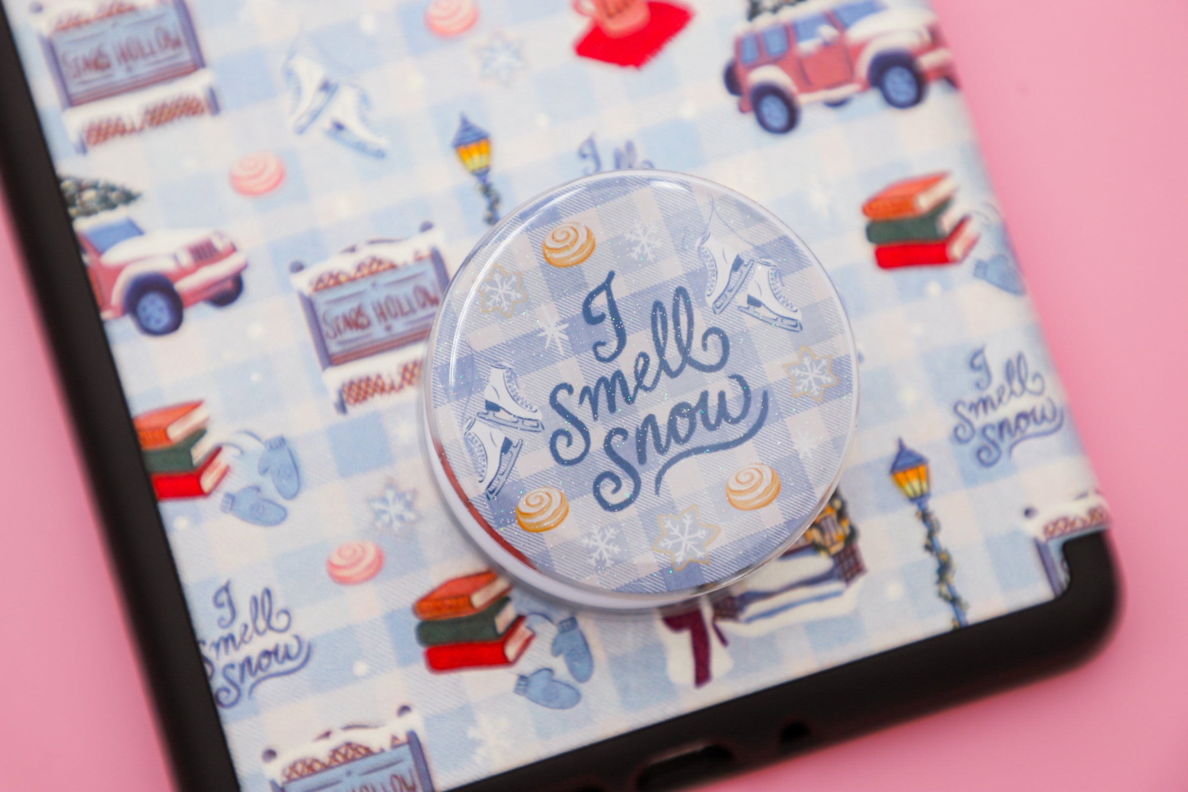 I Smell Snow Glitter MagSafe Phone Grip