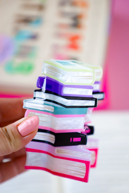 Book Stack Hair Claw