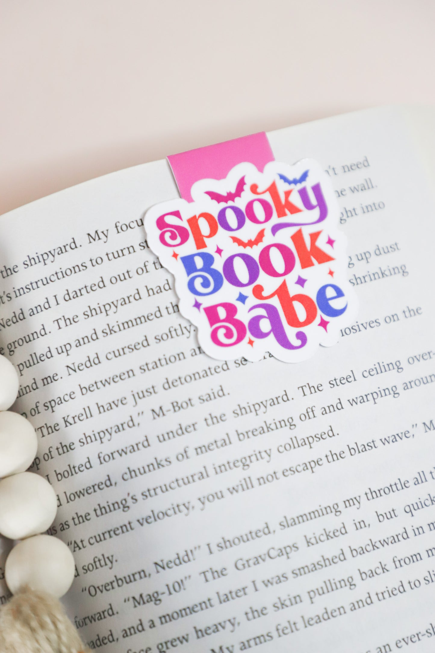 Spooky Book Babe Magnetic Bookmark