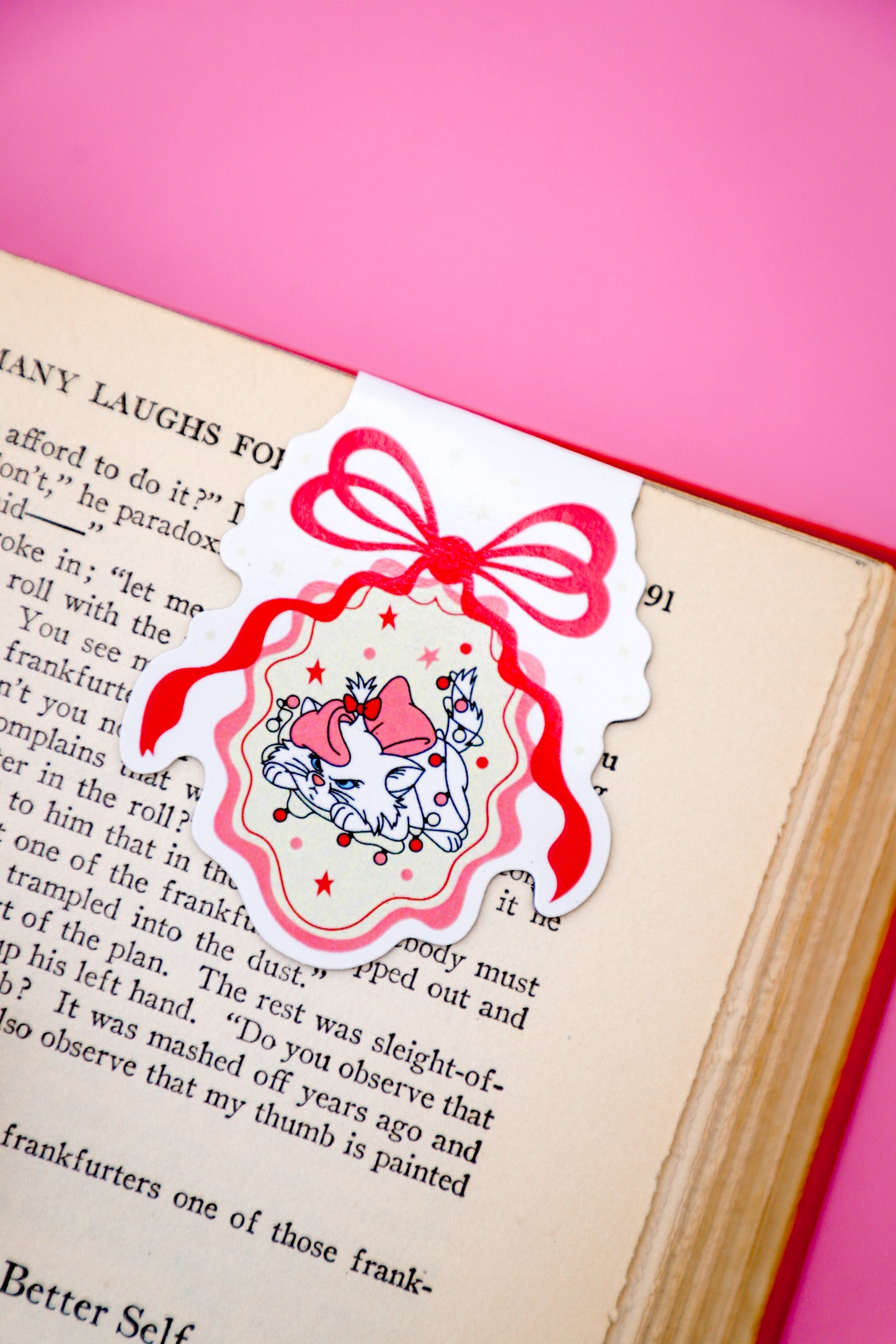 Marie Christmas Magnetic Bookmark