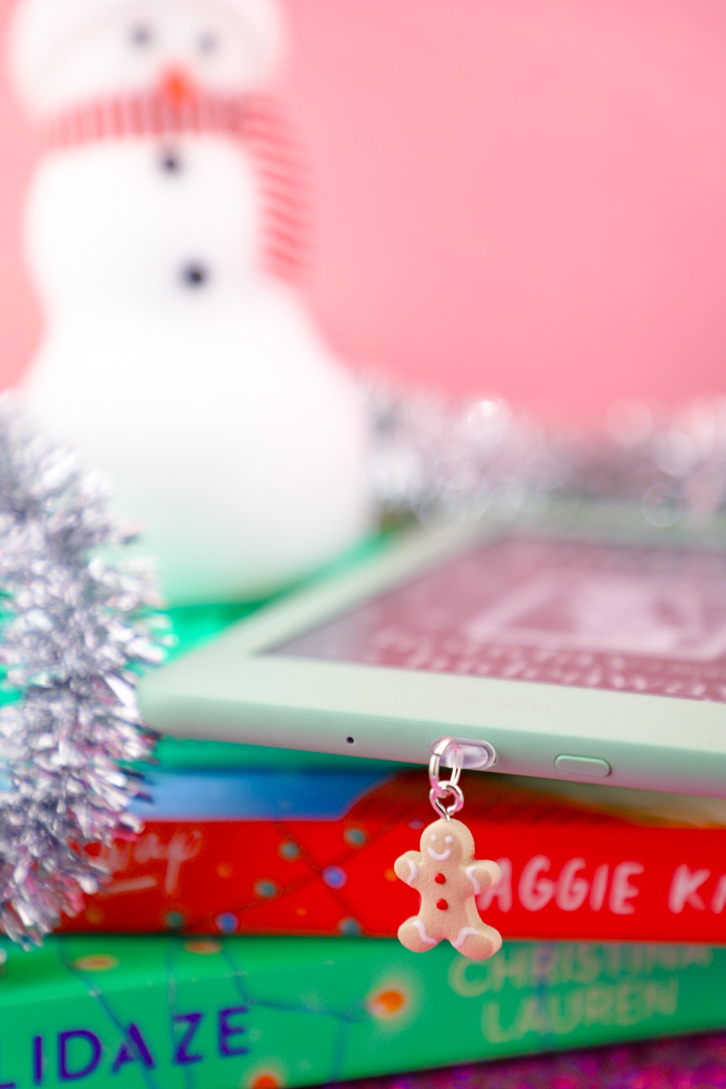 Handmade Gingerbread Kindle Charm