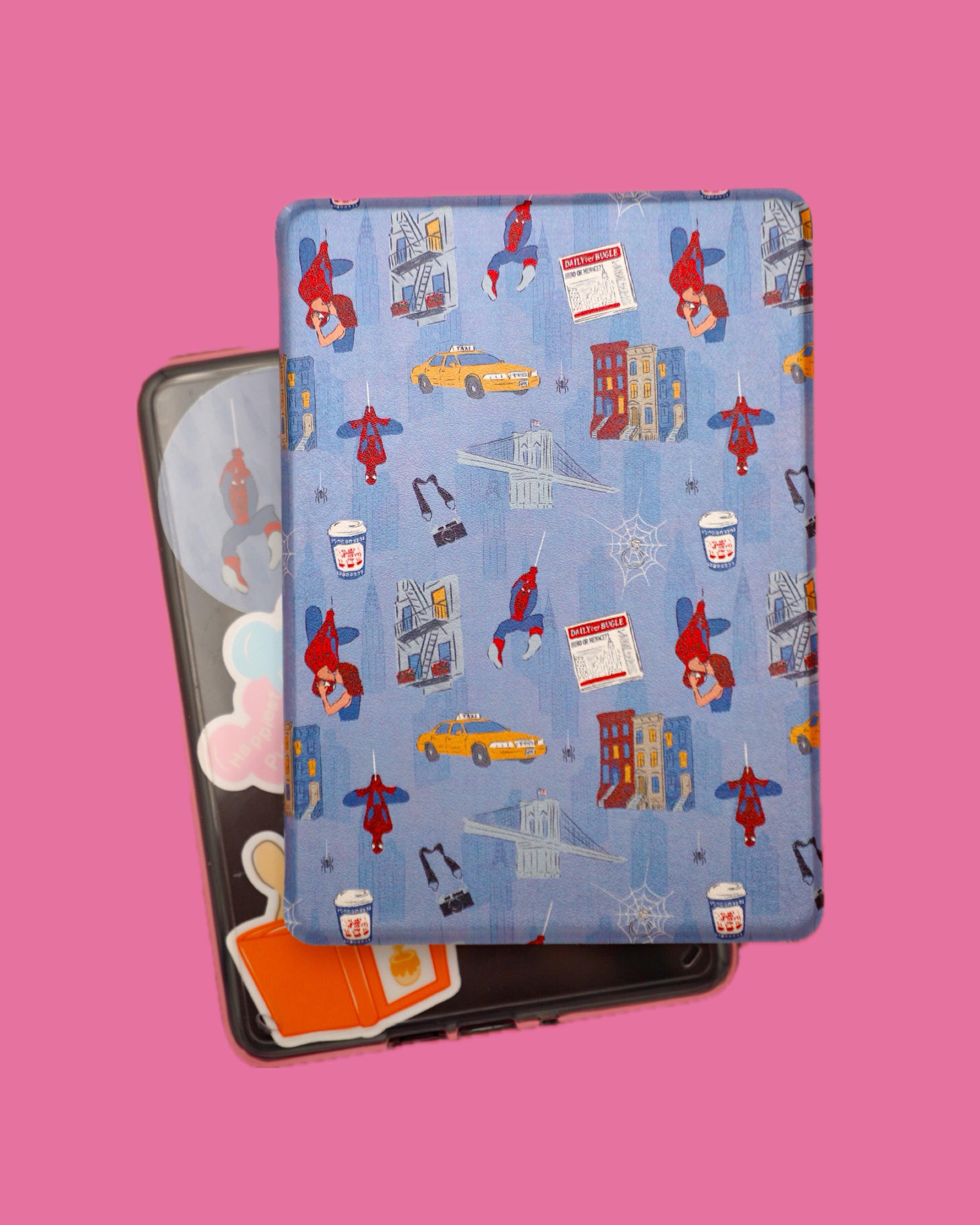 Hero or Menace Clear Back Kindle Case